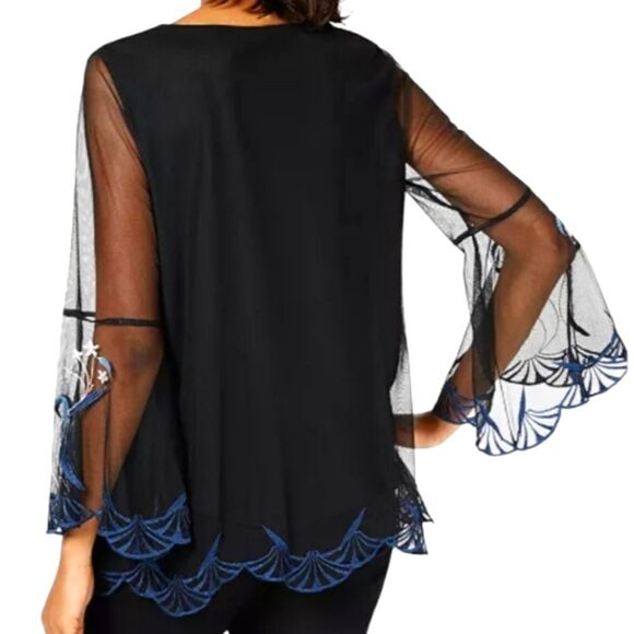 NWT ALFANI EMBROIDERED TOP SZ.1X - Picture 2 of 5